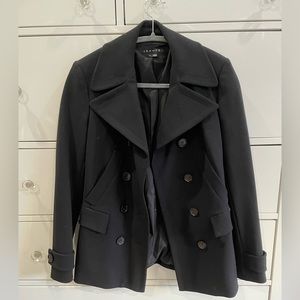 Theory peacoat in black. Size 00.